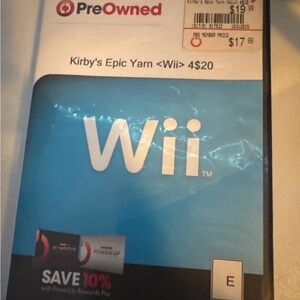 Wii Kirby's Epic Yarn - PreOwned